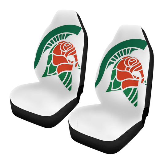 Michigan Spartan Roses Car Seat Covers