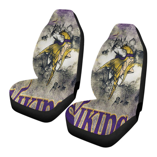 Minnesota Vikings Grunge Logo Car Seat Covers