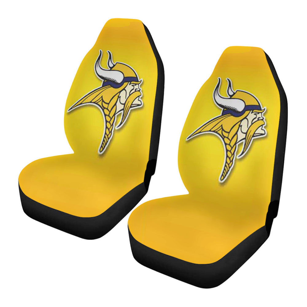 Minnesota Vikings Yellow Fade Car Seat Covers