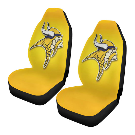 Minnesota Vikings Yellow Fade Car Seat Covers