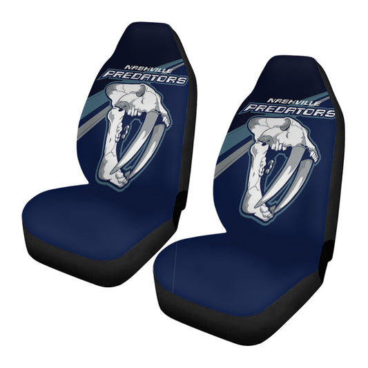 Nashville Predators Skull Car Seat Covers
