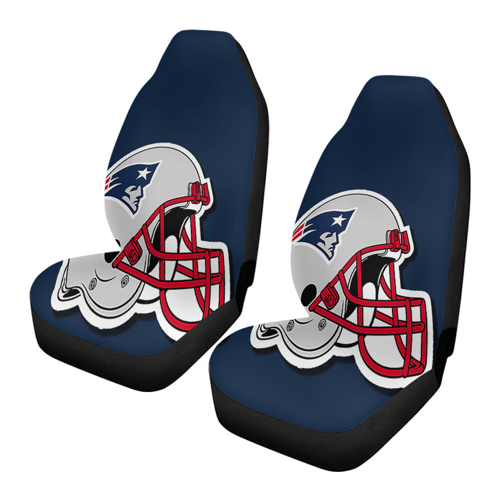 New England Patriots Football Helmet Painting Car Seat Covers