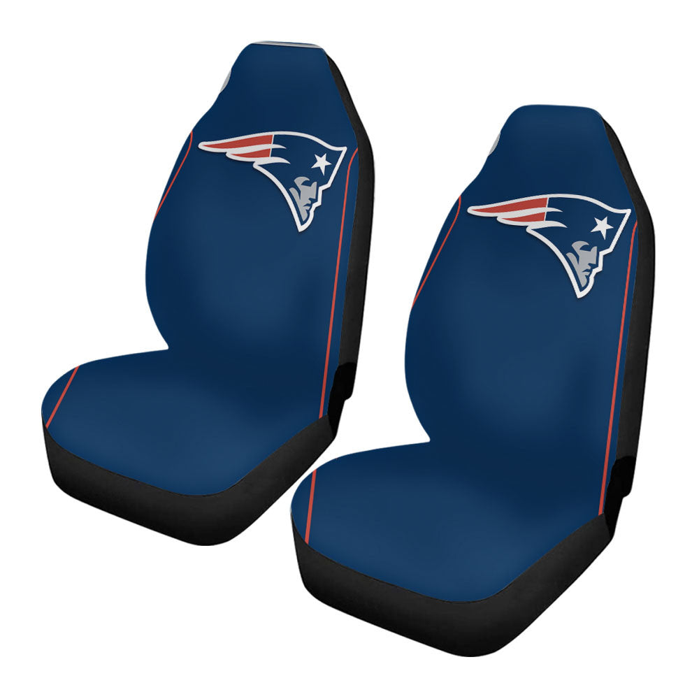 New England Patriots Jersey Blue Car Seat Covers