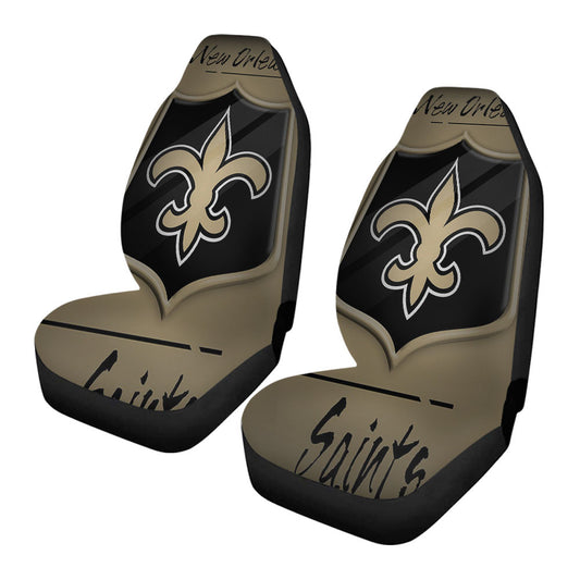 New Orleans Saints, Black, Drew Brees, Car Seat Covers