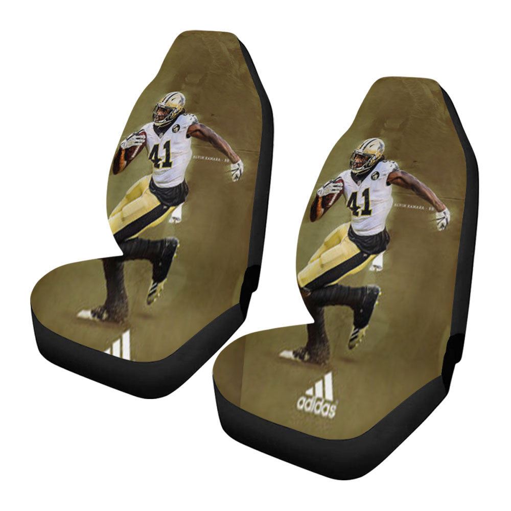 New Orleans Saints Alvin Kamara Car Seat Covers