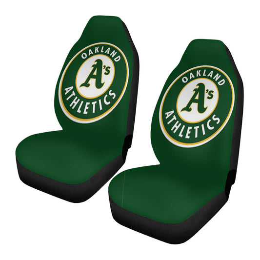 Oakland Athletics Green Car Seat Covers