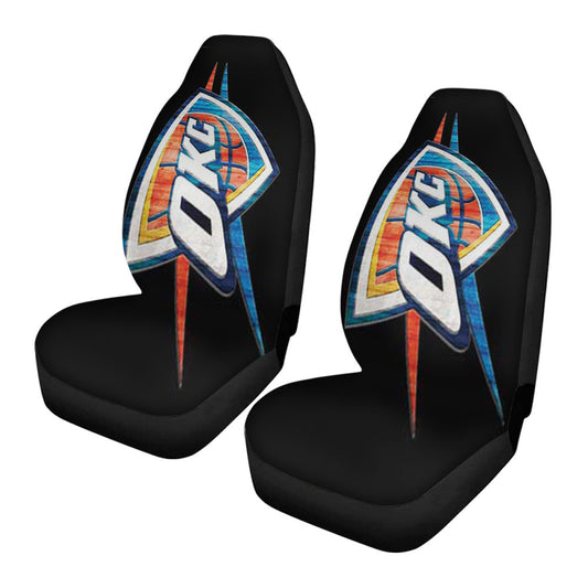 Okc Thunder Logo Shield Car Seat Covers