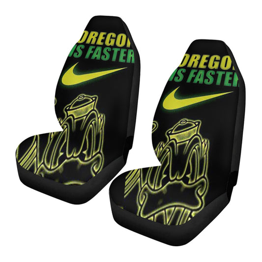 Oregon Ducks Faster Neon Car Seat Covers