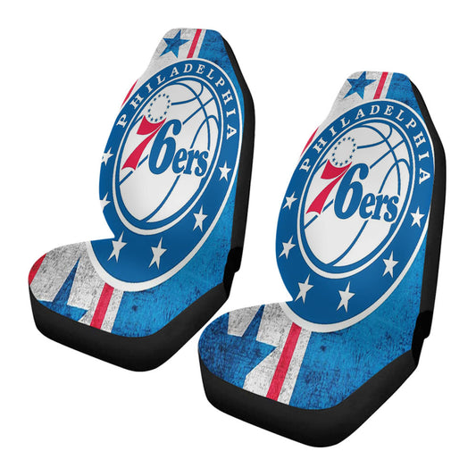 Philadelphia 76Ers Logo Flag Car Seat Covers