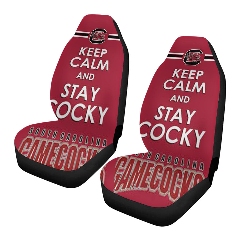 Sc Gamecocks Keep Calm Car Seat Covers