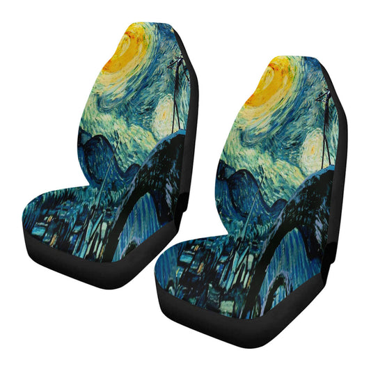 Starry Nightmare Before Christmas Car Seat Covers