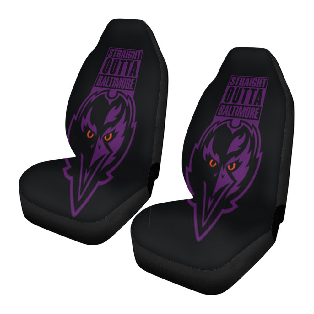 Straight Outta Baltimore Ravens Car Seat Covers