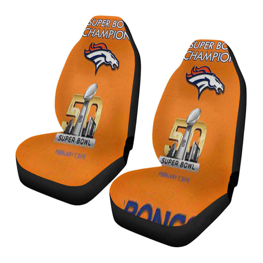 Super Bowl 50 Denver Broncos Car Seat Covers