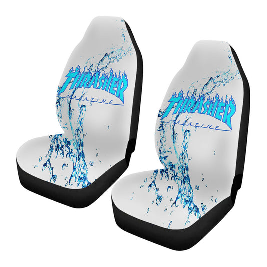 Thrasher Blue Water Splash Car Seat Covers