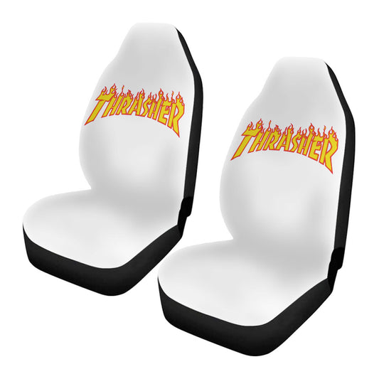 Thrasher White Car Seat Covers