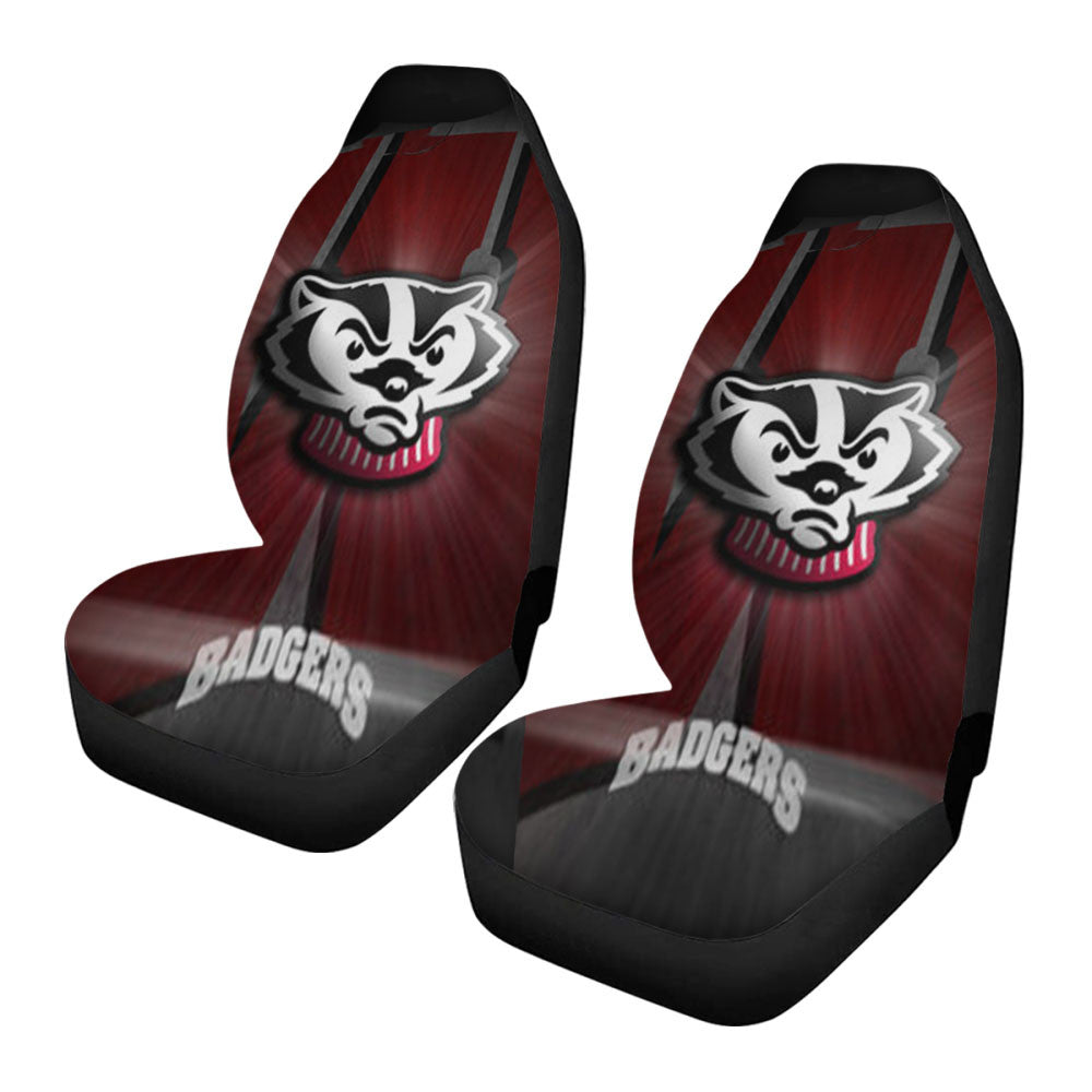 Wisconsin Badgers Logo Car Seat Covers
