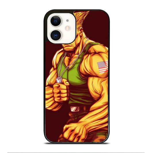 Guile Street Fighter Cartoon iPhone 16 Pro Max Case