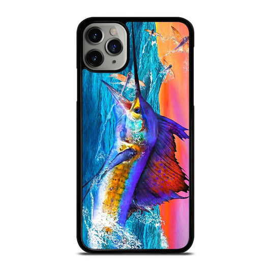 Guy Harvey Island Marlin Boat 2 iPhone 15 | 16 Pro Max Case