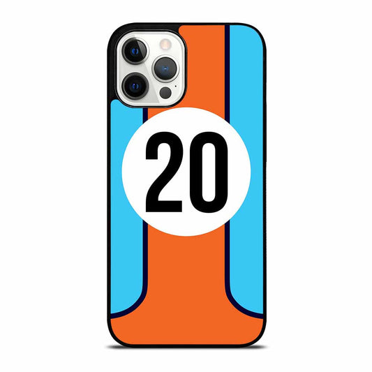 Gulf Oil Motor Livery Blue iPhone 16 Pro Max Case