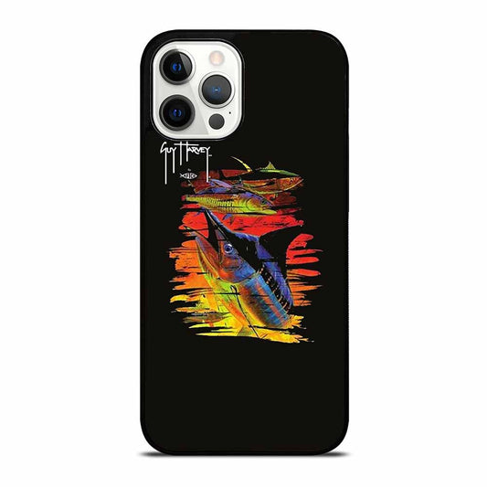 Guy Harvey Island Marlin Boat iPhone 16 Pro Max Case
