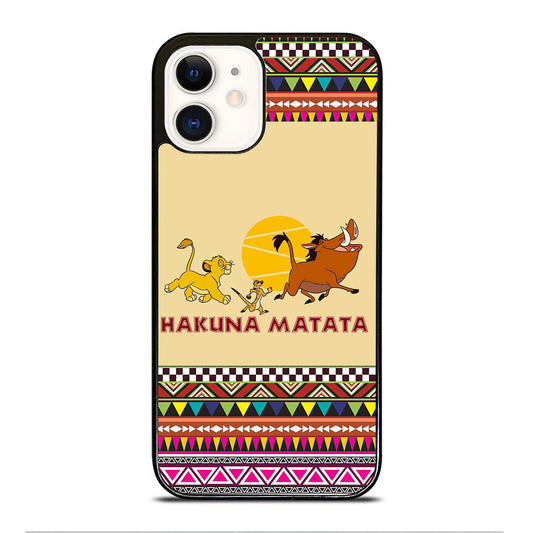 Hakuna Matata Lion King Aztec Pattern 2 iPhone 16 Pro Max Case