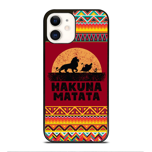 Hakuna Matata Lion King Aztec Pattern 3 iPhone 16 Pro Max Case