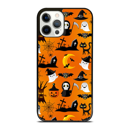 Happy Halloween Cartoon Patern iPhone 16 Pro Max Case