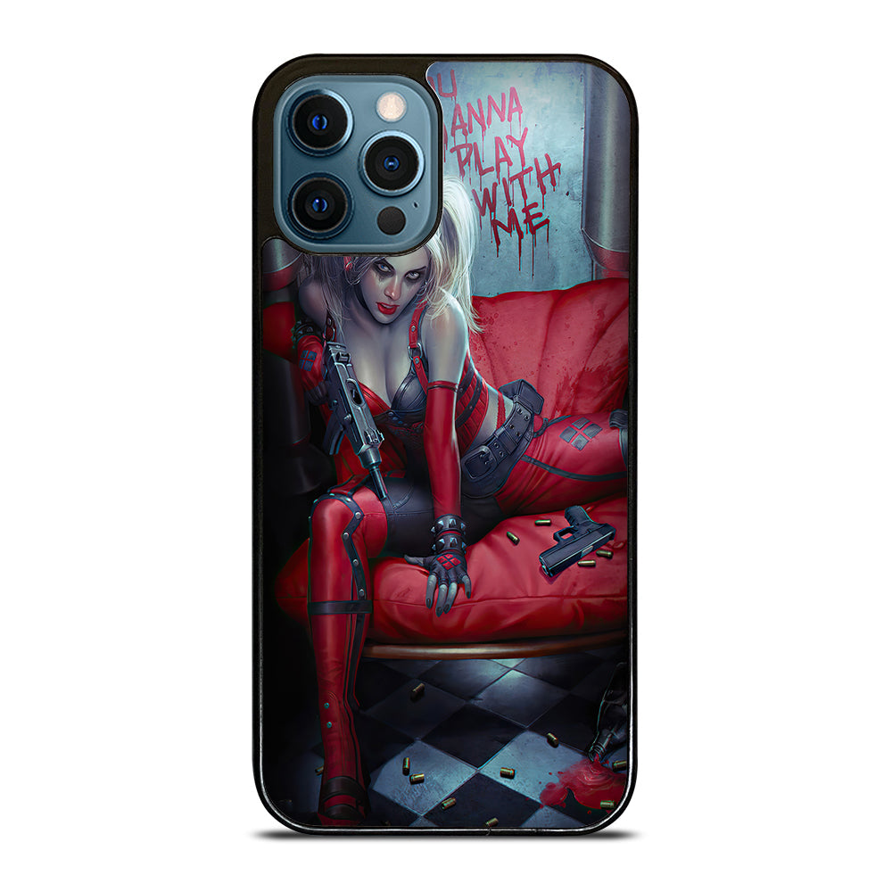Harley Quinn Play With Me iPhone 15 | 16 Pro Max Case