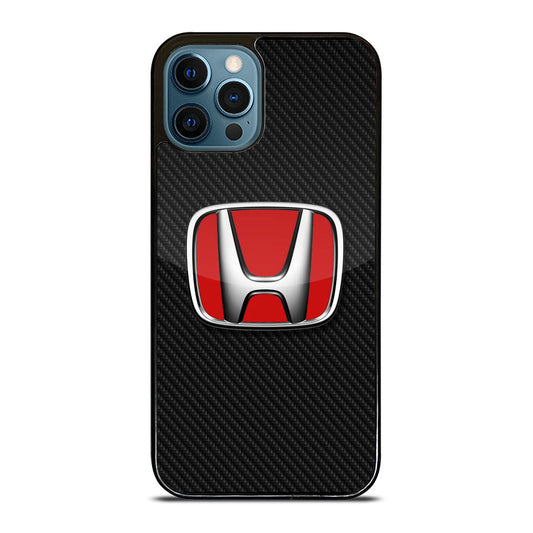 Honda Logo Black Carbon iPhone 15 | 16 Pro Max Case