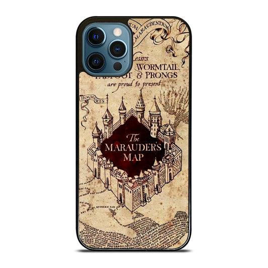 Harry Potter Deathly Hallows Symbol Map iPhone 15 | 16 Pro Max Case