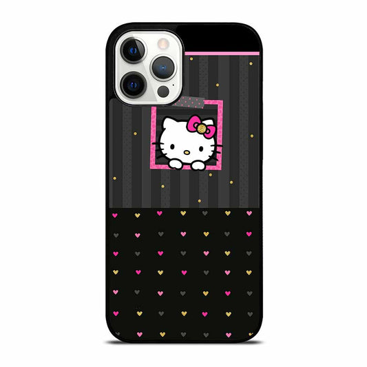 Hello Kitty Black iPhone 16 Pro Max Case