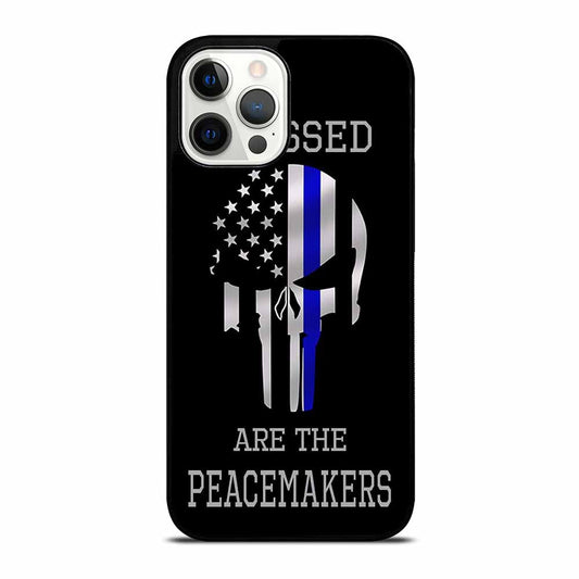 Hi Blue Line Flag Quote Police iPhone 16 Pro Max Case