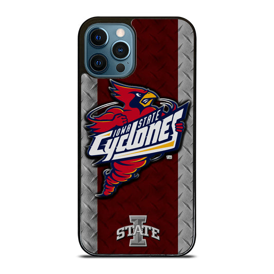 Iowa State Cyclones Logo Carbon iPhone 15 | 16 Pro Max Case