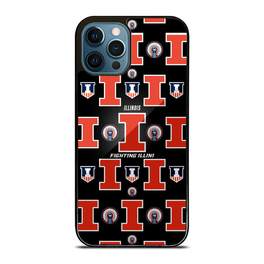 Illinois Fighting Illini Football Logo iPhone 15 | 16 Pro Max Case