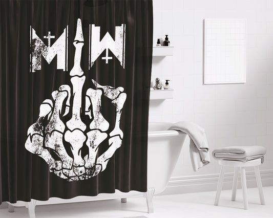Motionles Bathroom Shower Curtain Fabric Waterproof | 66 X 72 Inch