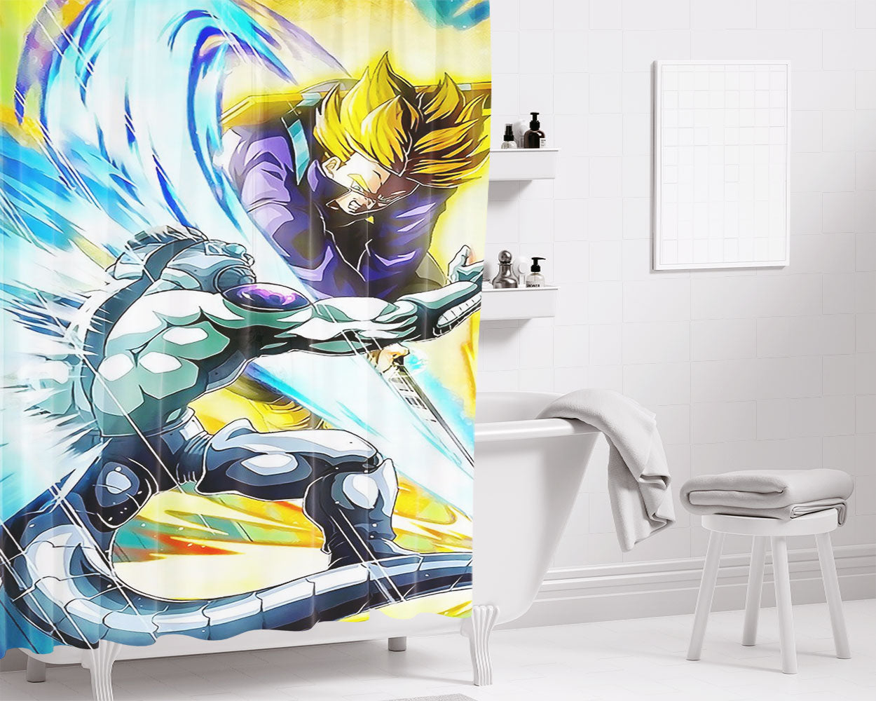 Trunks Kill Freezer Bathroom Shower Curtain Fabric Waterproof | 66 X 72 Inch