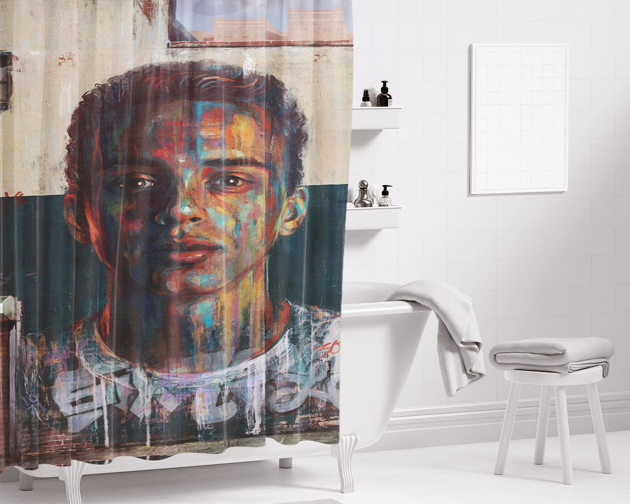 Watch Logics The Incredible True Story Bathroom Shower Curtain Fabric Waterproof | 66 X 72 Inch