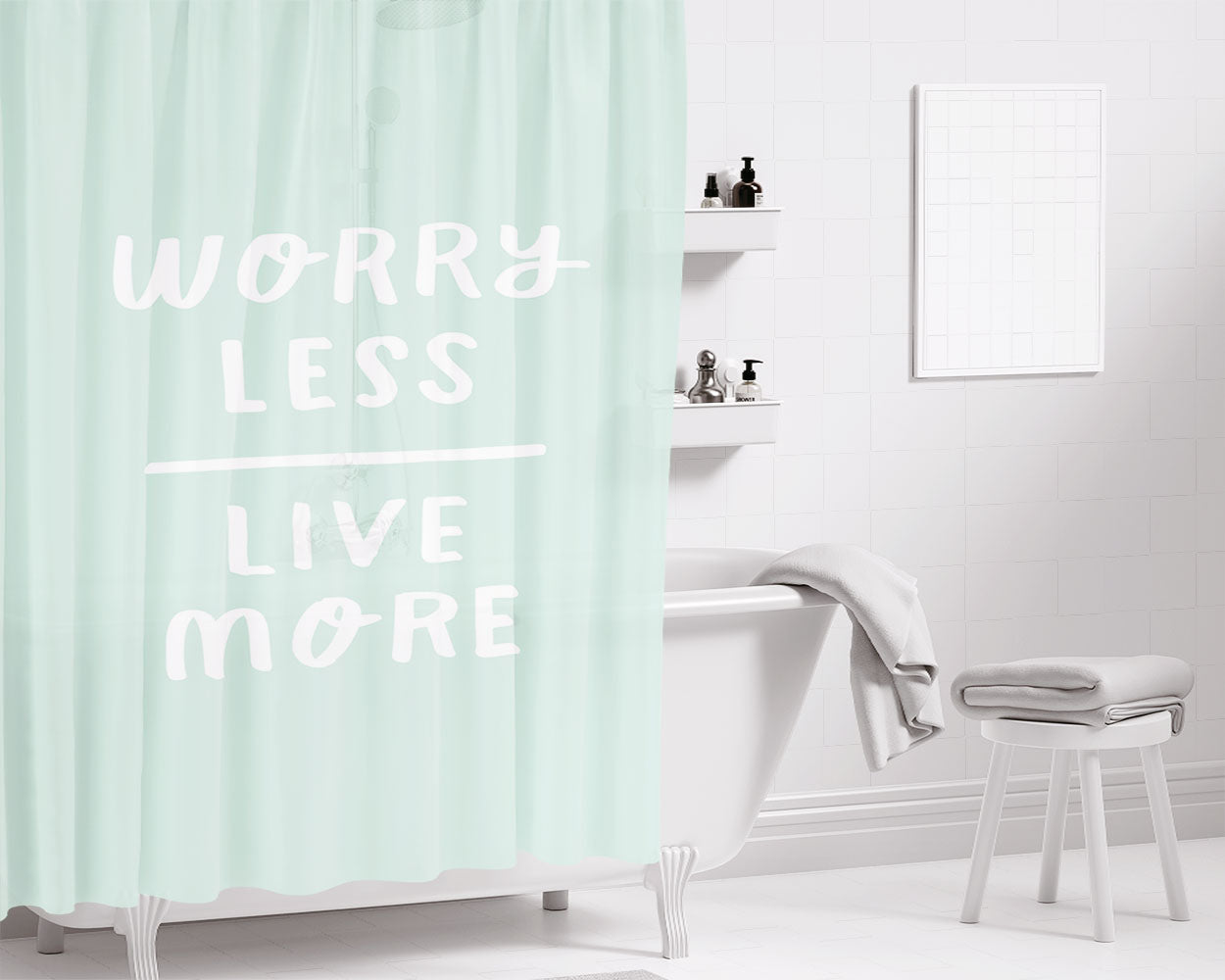 Worldstarhiphop Vs Lyrical Lemonade Bathroom Shower Curtain Fabric Waterproof | 66 X 72 Inch