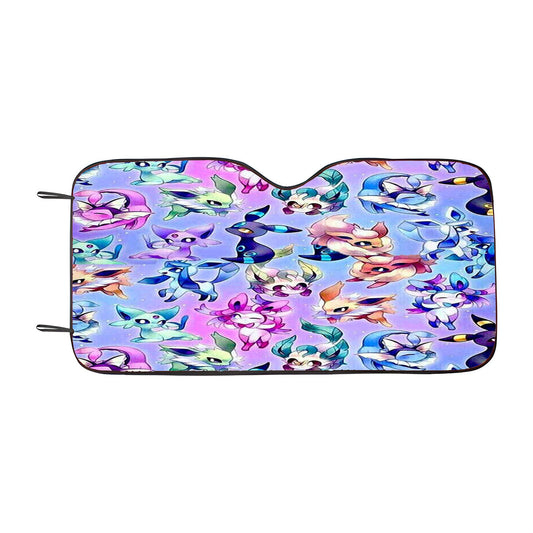 All Eevee Evolution Type Car Auto Sun Shade Windshield Cover