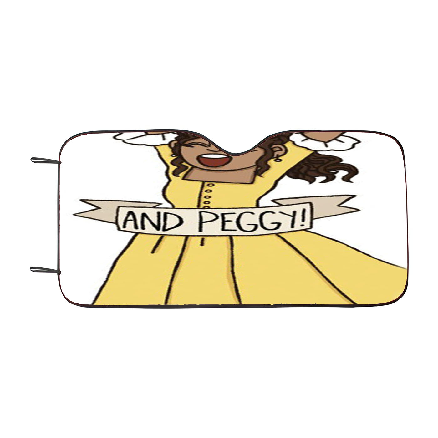 And Peggy Schuyler Hamilton Car Auto Sun Shade Windshield Cover