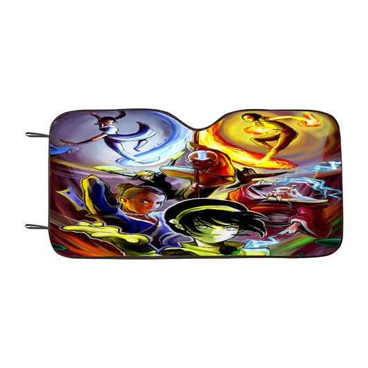 Avatar The Last Airbender Poster Art Car Auto Sun Shade Windshield Cover