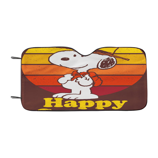 Beagle Scout Snoopy Car Auto Sun Shade Windshield Cover