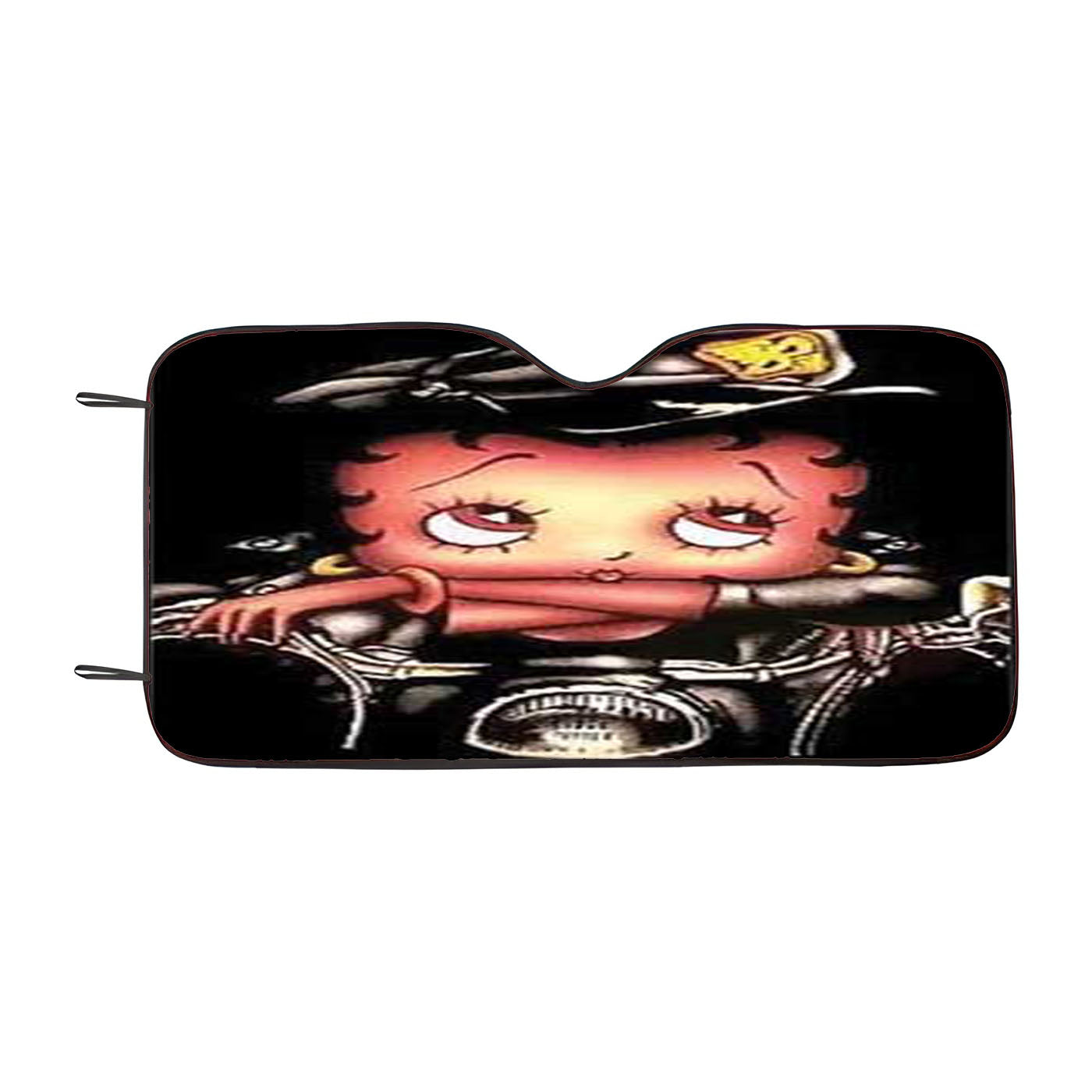 Betty Boop Biker Car Auto Sun Shade Windshield Cover
