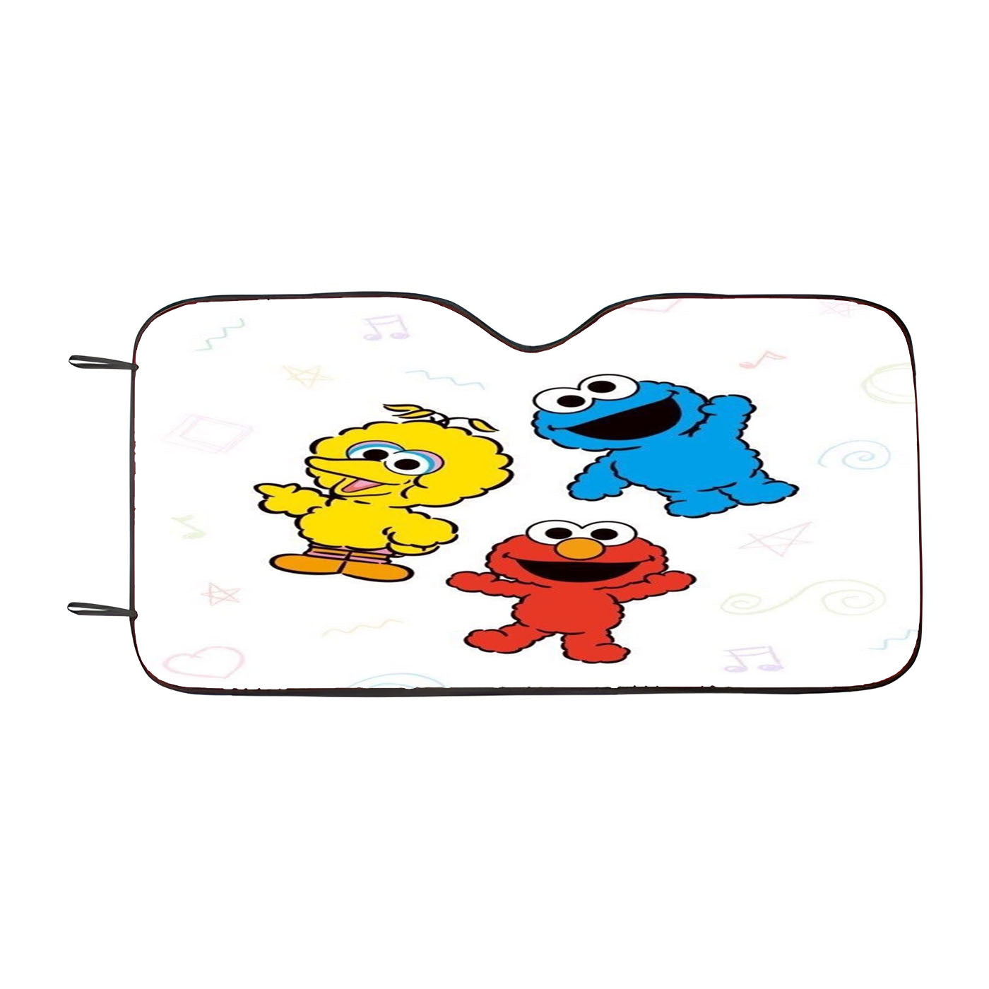 Big Bird Elmo Cookie Monster Car Auto Sun Shade Windshield Cover