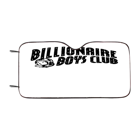 Black White Billionaire Boys Club Logo Car Auto Sun Shade Windshield Cover