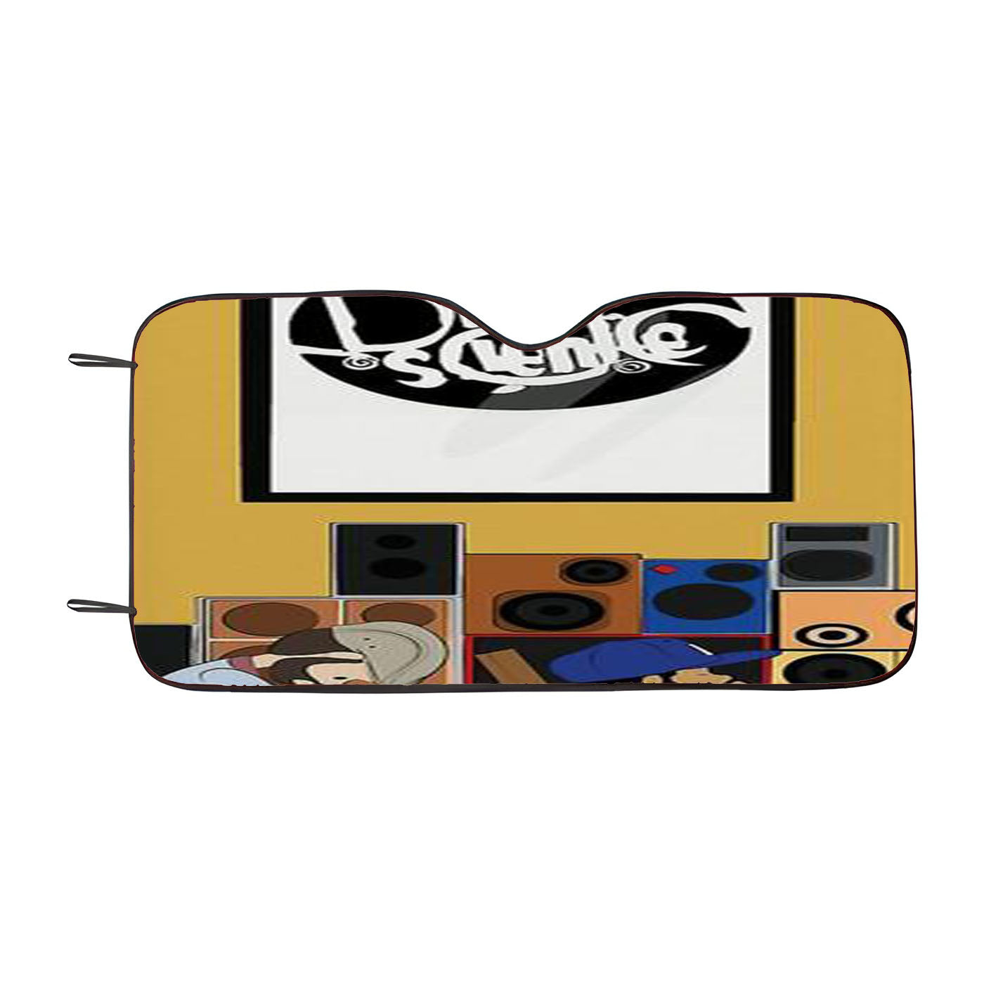 Blu & Exile Peanuts Car Auto Sun Shade Windshield Cover