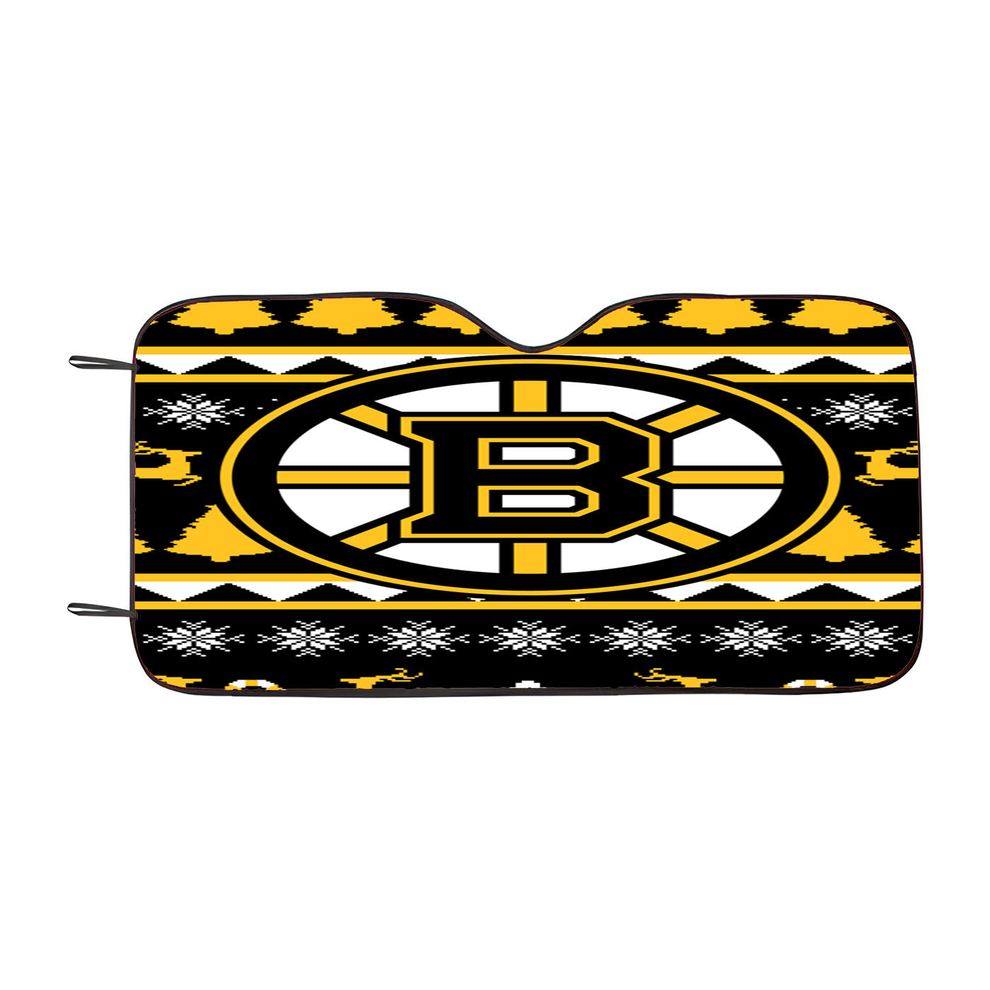 Boston Bruins Logo Car Auto Sun Shade Windshield Cover