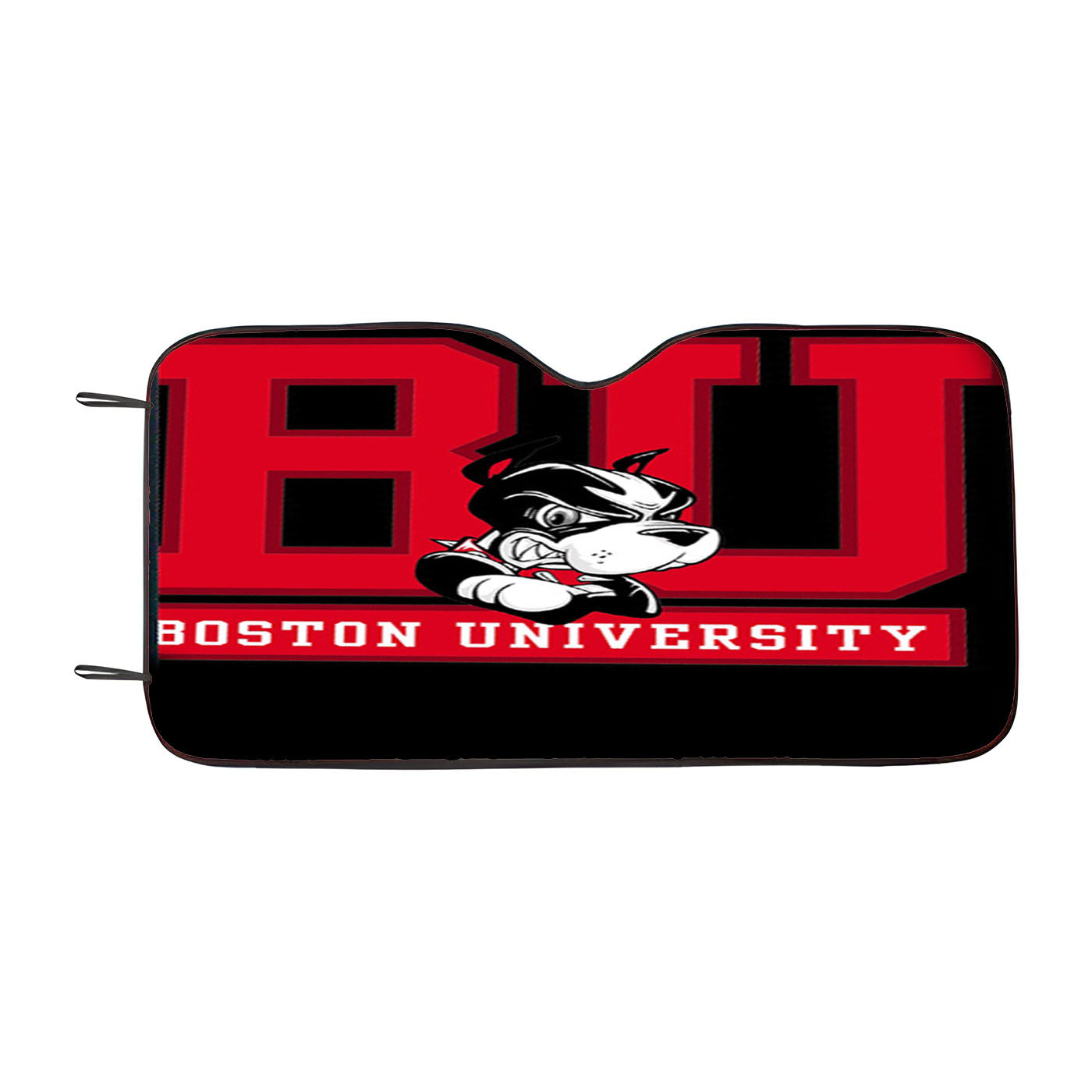 Boston University Car Auto Sun Shade Windshield Cover