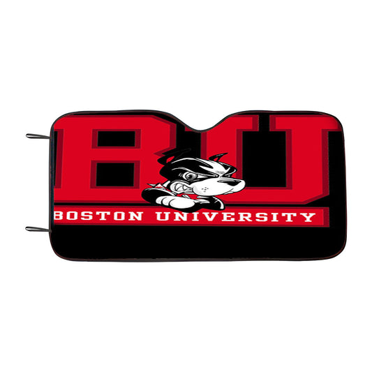 Boston University Car Auto Sun Shade Windshield Cover