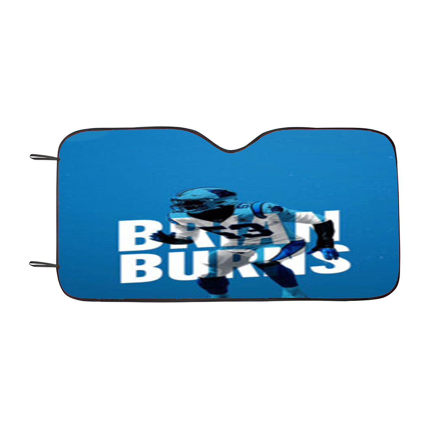 Brian Burns Carolina Panthers Car Auto Sun Shade Windshield Cover
